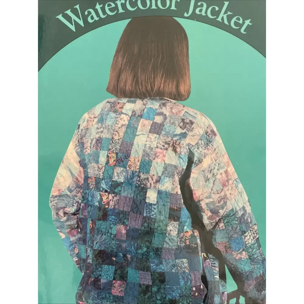 Diana Leone Diana's‎ Watercolor Jacket Pattern Book Quilting 90s Bomber Style